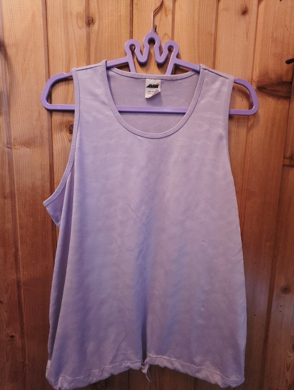 Avia Lavender Scoop Neck Athletic Tank
